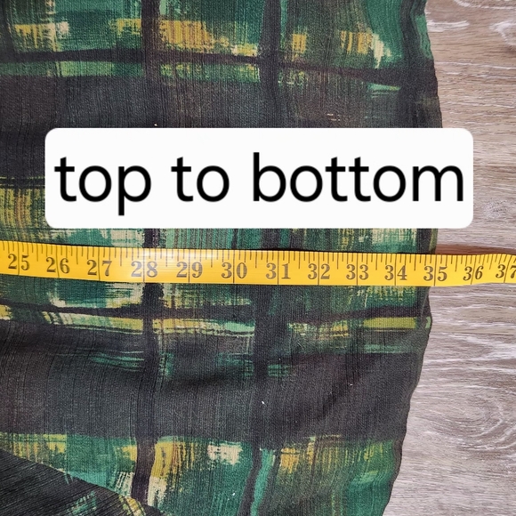 Anthropologie Maeve Painted Plaid Dress Size 4 (NEW GIRL) Zooey Deschanel (A) - Picture 7 of 8